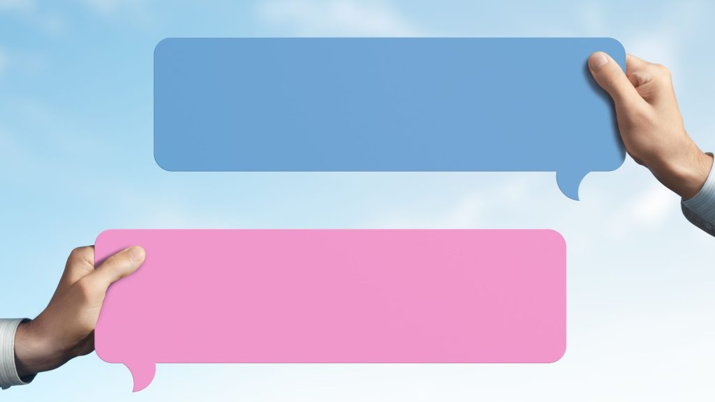 comunicación con clientes en mensajería