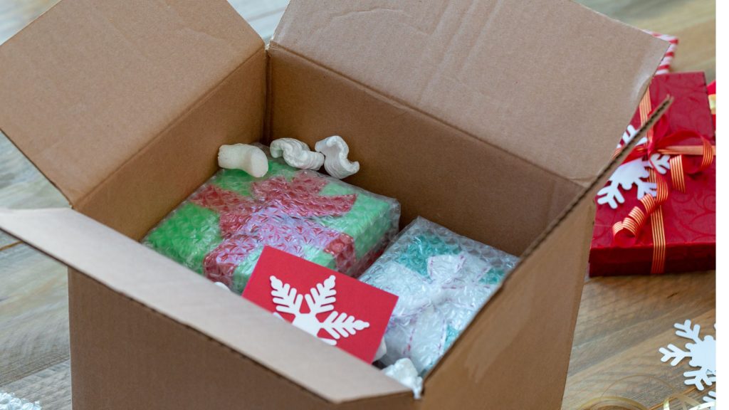 mensajería en Navidad